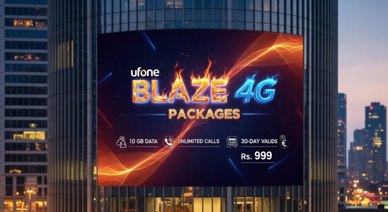 Ufone Blaze 4G Packages