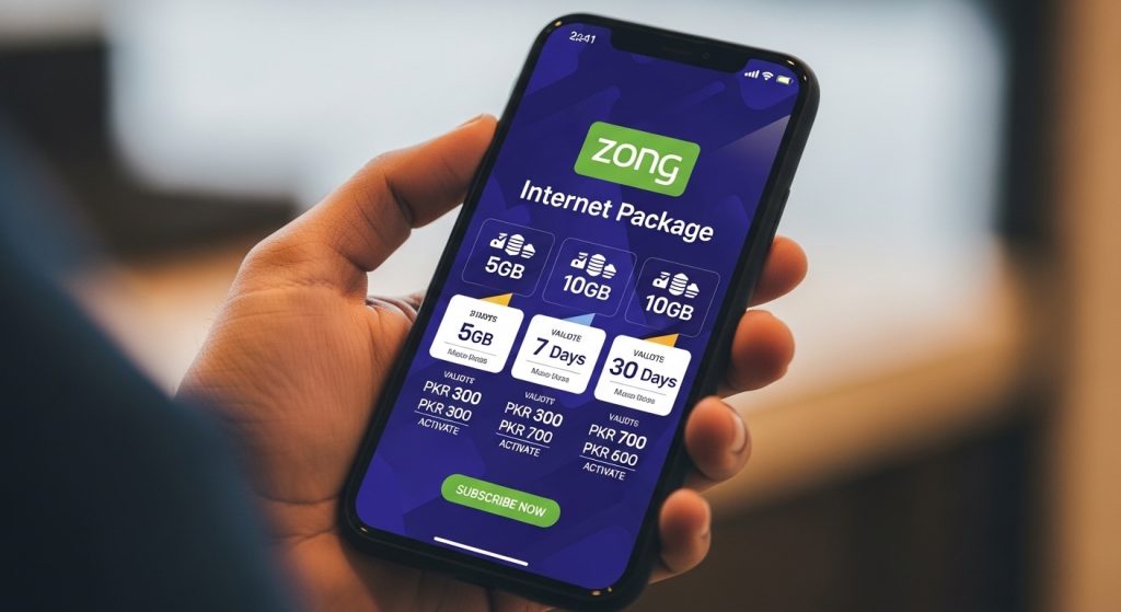 Zong Internet Package